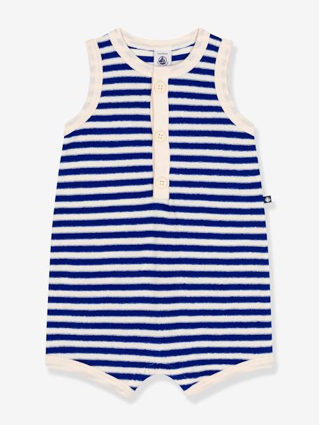 Baby Sommer-Overall PETIT BATEAU blau mehrfarbig 