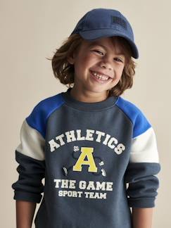 Junge-Jungen Sport-Sweatshirt, Colorblock-Style Oeko-Tex