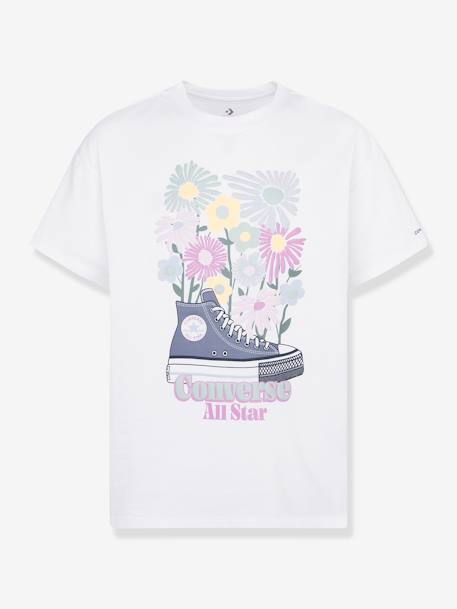 T-shirt graphique fille CONVERSE écru 