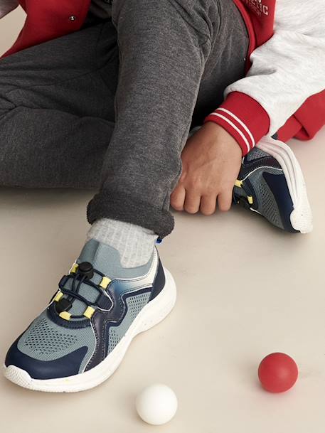 Kinder Sport-Sneakers mit Gummizug set blau 