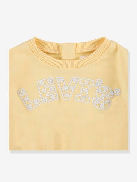 Sweat à volants fille Levi's® jaune pâle 