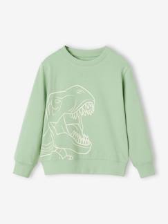 Junge-Pullover, Strickjacke, Sweatshirt-Sweatshirt-Jungen Sweatshirt mit Print BASIC Oeko-Tex
