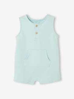 Baby-Baby Kurzoverall aus Sweatware Oeko-Tex