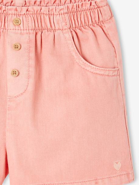 Mädchen Shorts mit Schlupfbund blush+marine+pastellgelb 