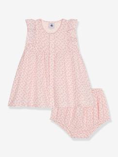 Baby-Mädchen Baby-Set: Kleid & Shorts PETIT BATEAU