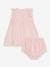 Robe + bloomer PETIT BATEAU rose pâle 