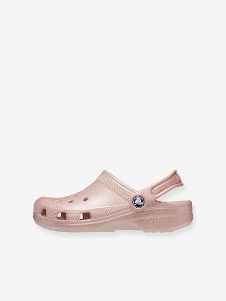 Kinder Clogs 206993 Classic Glitter CROCS nude 