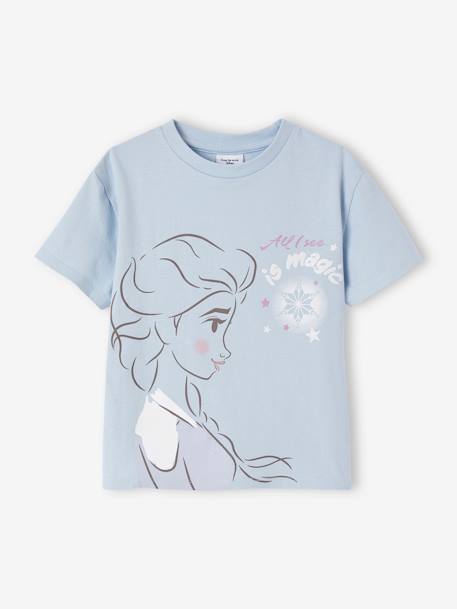 Tee-shirt fille Disney® Reine des Neiges bleu ciel 