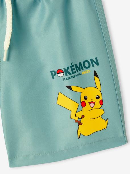 Short de bain microfibre garçon Pokemon® vert sauge 