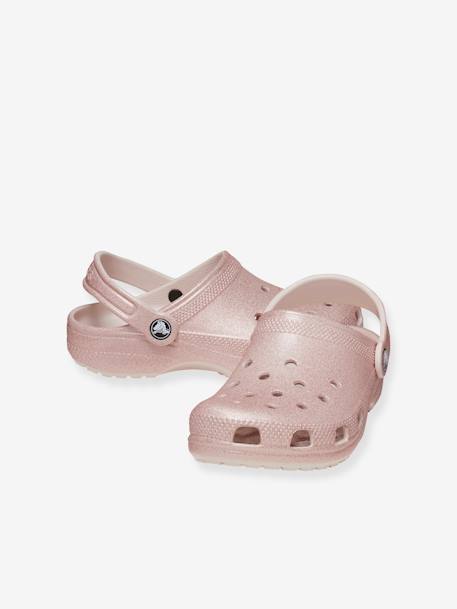 Kinder Clogs 206993 Classic Glitter CROCS nude 