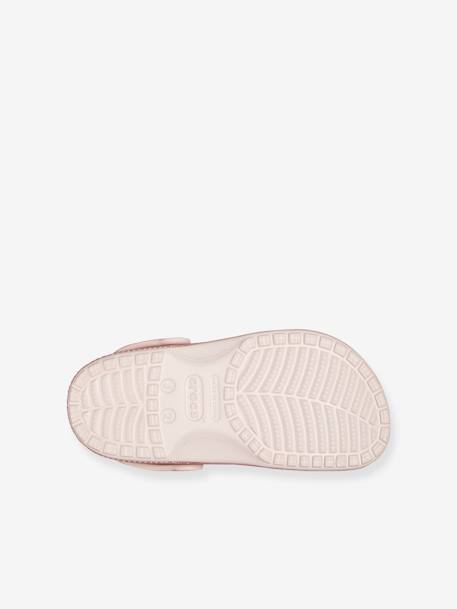 Sabots enfant 206993 Classic Glitter CROCS™ rose nude 