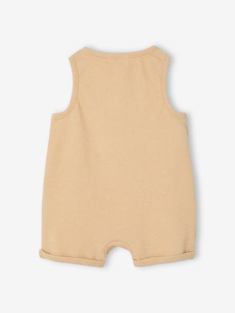 Baby Kurzoverall Oeko-Tex beige 