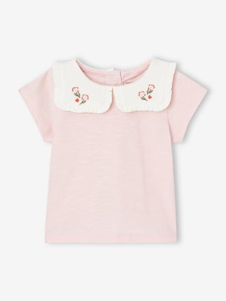 2er-Pack Baby T-Shirts aus Bio-Baumwolle rosa 