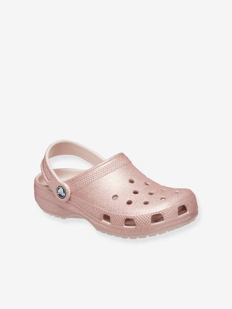 Kinder Clogs 206993 Classic Glitter CROCS nude 