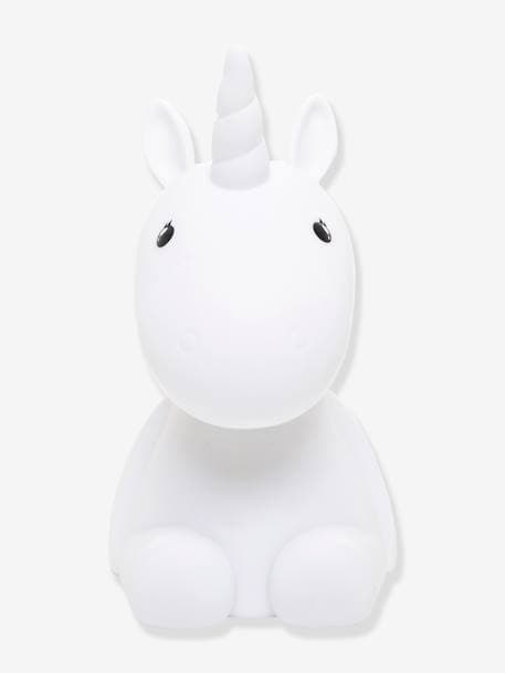 Veilleuse Licorne rechargeable - DHINK KONTIKI blanc 