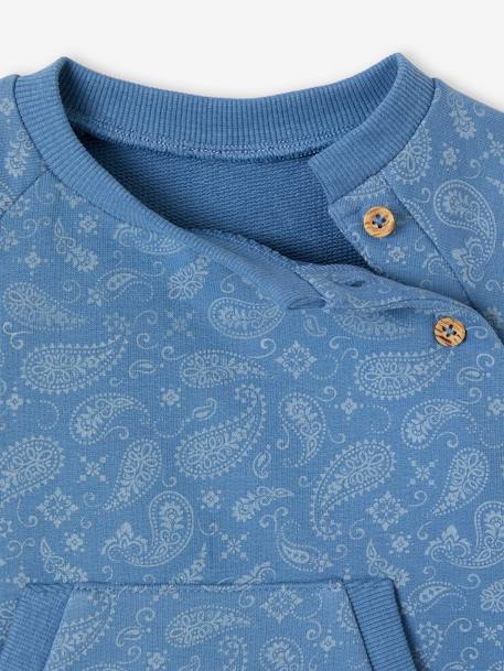 Baby Sweatshirt mit Recycling-Polyester blau 