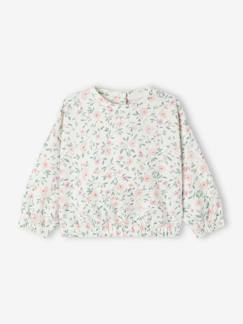 Baby-Pullover, Strickjacke, Sweatshirt-Baby Sweatshirt mit Blumen Oeko-Tex
