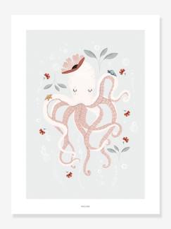 Linge de maison et décoration-Affiche Lady Octopus LILIPINSO