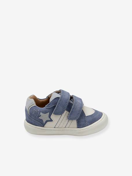 Baby Klett-Sneakers mit Stern wollweiß 