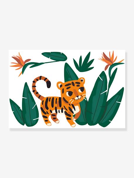 Stickers Jungle & Tigre LILIPINSO vert 