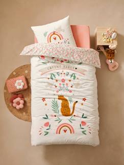 Linge de maison et décoration-Linge de lit enfant-Fourre de duvet-Pack housse de couette + taie d'oreiller LATINO VIBES, avec coton recyclé
