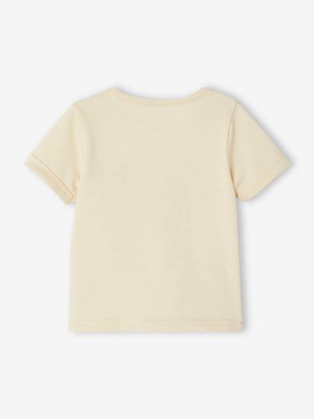 Tee-shirt caméléon bébé manches courtes écru 