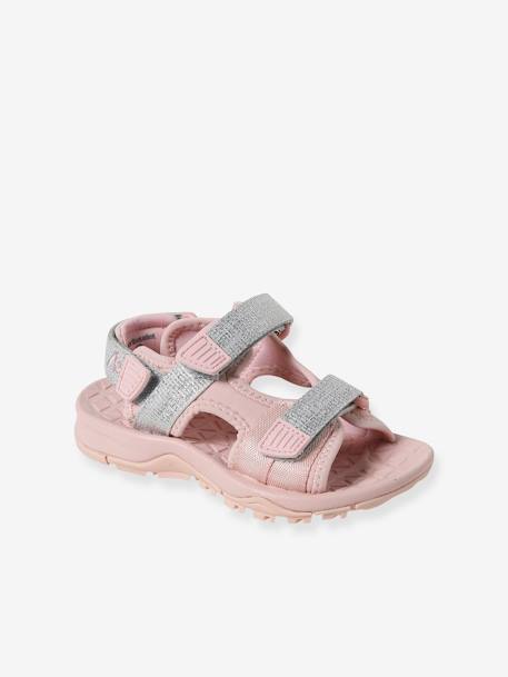 Kinder Trekking-Sandalen set rosa 