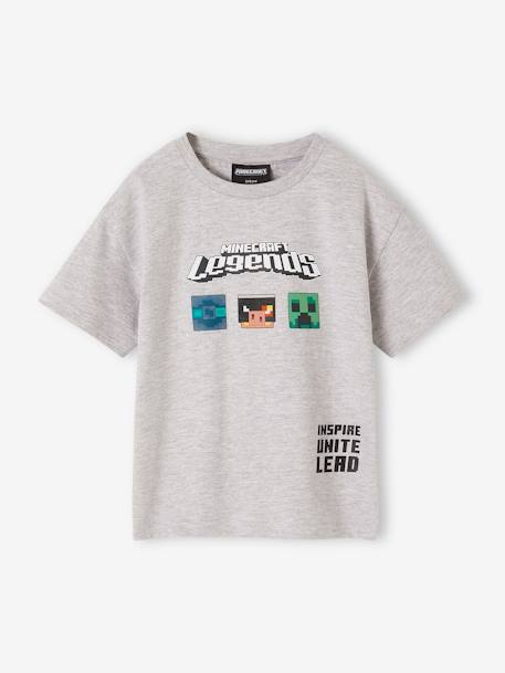 Jungen T-Shirt MINECRAFT Legends grau meliert 