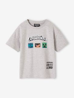 Tous leurs héros-Garçon-T-shirt, polo, sous-pull-Tee-shirt garçon Minecraft® Legends