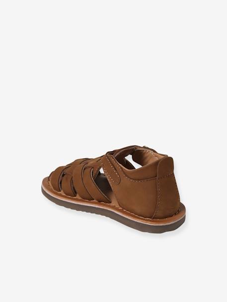Baby Riemensandalen braun+marine 
