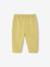 Pantalon en molleton bébé taille élastiquée jaune 