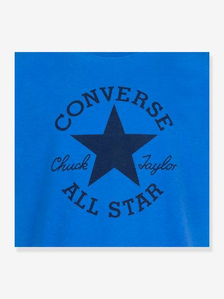 Jungen T-Shirt Chuck Patch CONVERSE, Bio-Baumwolle elektrisch blau 