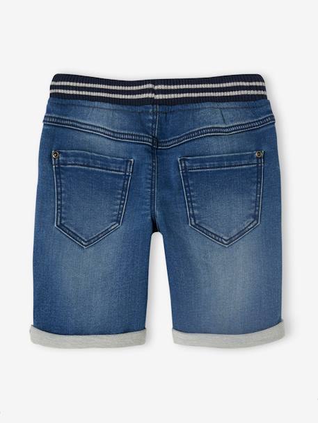 Jungen Shorts mit Schlupfbund, Denim-Look blue stone+double stone+grauer denim 