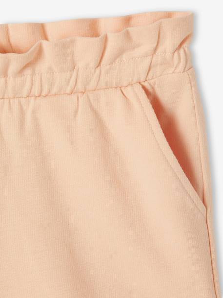 2er-Pack Mädchen Shorts aprikose+bonbon rosa+malve 