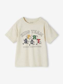 Junge-T-Shirt, Poloshirt, Unterziehpulli-Jungen T-Shirt Olympia 2024 Oeko-Tex