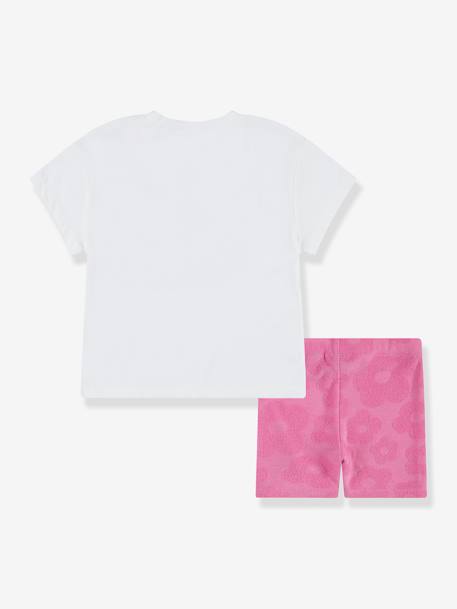 Ensemble short et t-shirt CONVERSE rose 