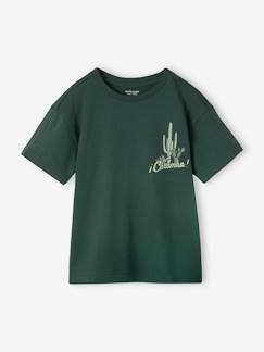 Tee-shirt motif cactus placé garçon