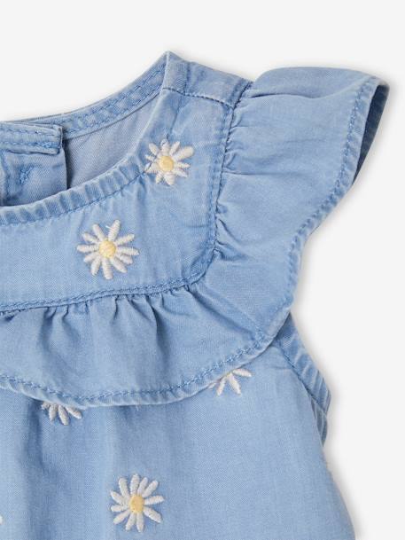 Mädchen Baby-Set: Kleid & Shorts gebleicht 