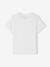 T-shirt uni Basics garçon manches courtes blanc 