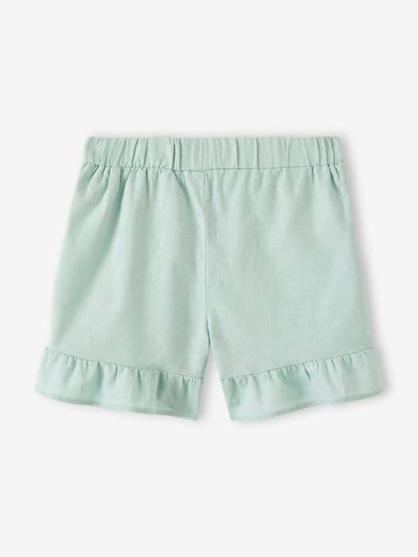 Mädchen Volantshorts aqua 