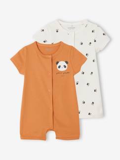 La valise maternité-Bébé-Pyjama, surpyjama-Lot de 2 combi-shorts naissance