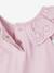T-shirt sans manches à volant en broderie anglaise bébé lilas 