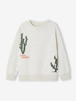 Sweat motifs cactus garçon