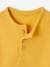 Baby T-Shirt mit Knopfleiste Oeko-Tex gelb 