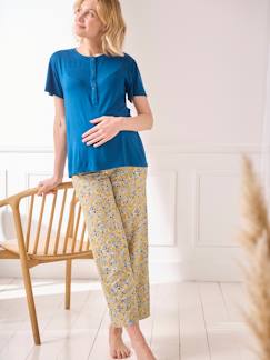 Umstandsmode-Pyjama, Homewear-Schlafanzug für Schwangerschaft & Stillzeit