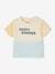 Baby T-Shirt, Colorblock Oeko-Tex himmelblau 