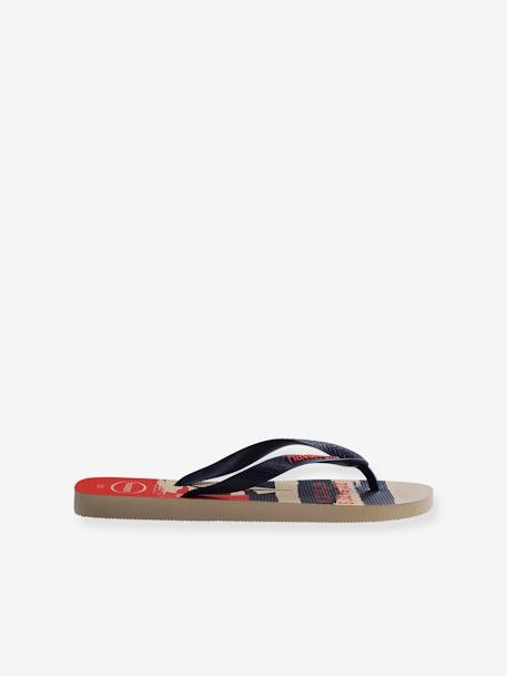 Kinder Zehenpantoletten Top Nautical HAVAIANAS beige bedruckt 