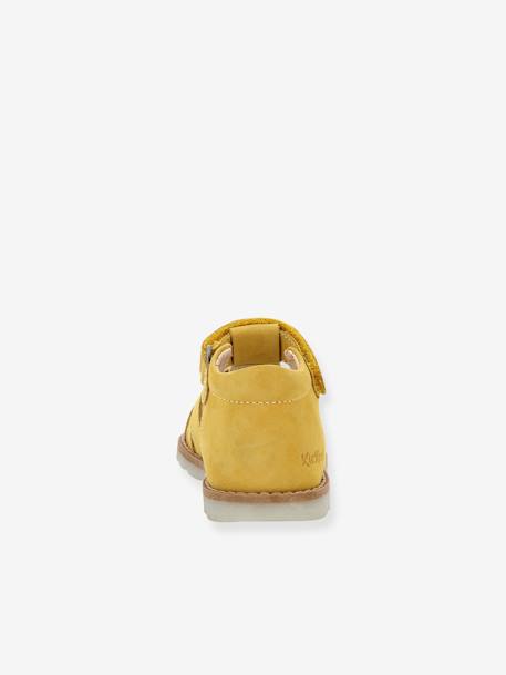 Sandales cuir bébé Nonopi 927622-10-7 KICKERS® jaune 