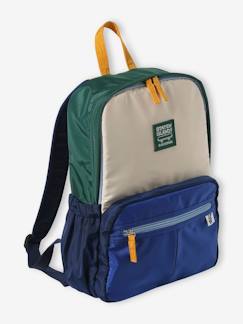 Schultasche und Bastelschürze-Junge-Accessoires-Tasche-Jungen Retro-Rucksack