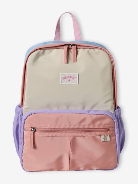 Mädchen Retro-Rucksack lila 